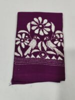 Kantha Stitch Cotton Blouse Piece - Image 2