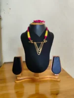 Handcrafted Brass Single Pendant Necklace - Image 2