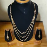 Handcrafted Brass Beads Triple-Layer Tribal Necklace