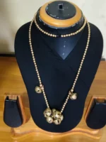 Handcrafted Brass Beads  - Ghunguru Tribal Necklace - Image 2