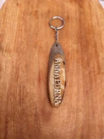 Handmade Wooden Key Ring Surname Name - Image 4