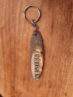 Handmade Wooden Key Ring Surname Name - Image 3