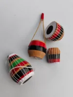 Terracotta clay drum children's toy - Image 5