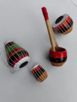 Terracotta clay drum children's toy - Image 3