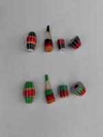 Terracotta clay drum children's toy - Image 2