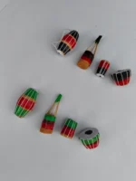 Terracotta clay drum children's toy - Image 3