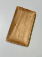 Handmade Natural Wooden Serving Plate (Premium Finish) Square - Image 2