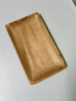 Handmade Natural Wooden Serving Plate (Premium Finish) Square