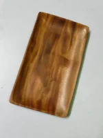 Handmade Natural Wooden Serving Plate (Premium Finish) Square - Image 6