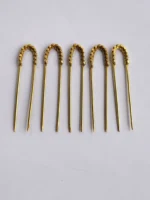 Accessories Brass Hairstyle Hair Pin 5 piece - Image 4