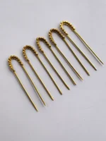 Accessories Brass Hairstyle Hair Pin 5 piece - Image 3