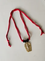 Handcrafted Dokra Brass Pendant – Tribal Art Jewelry - Image 3