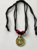 Handcrafted Dokra Brass Pendant – Tribal Art Jewelry - Image 4