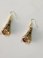 Handcrafted Dokra Brass Jhumka Earrings - Set of 1 Pairs - Image 2