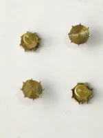 Brass Buttons for Kurta and Jacket - Spiral Motif - Image 5