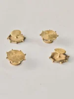 Brass Buttons for Kurta and Jacket - Spiral Motif - Image 4