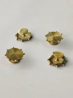 Brass Buttons for Kurta and Jacket - Spiral Motif