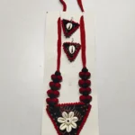 Hand Work Fabric jewellery for women(1piece set)