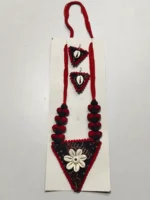 Hand Work Fabric jewellery for women(1piece set)