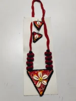 Handmade Fabric jewellery for women (1 set)