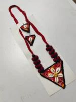 Handmade Fabric jewellery for women (1 set) - Image 2