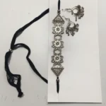 Oxidised Necklace jewellery adjustable Chain  - With Matching Earrings