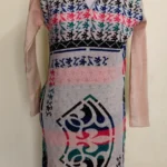Women’s Premium Woolen Kurti with Geometric & Tribal Motif – Winter Wear