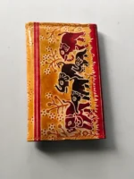 Leather Purse (yellow) Elephant design - Image 3