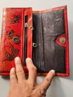 Handicraft Leather Purse sculpture Printed - Image 5