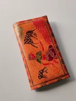 Handicraft Leather Purse sculpture Printed - Image 2