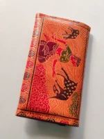 Handicraft Leather Purse sculpture Printed - Image 4