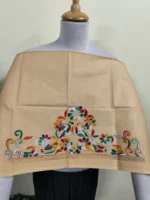 Premium Cotton Kantha Stitch Blouse Material – Handmade Flower and bird design
