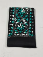 Kantha Stitch Blouse Piece (black)