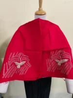 Premium Cotton Kantha Blouse Material – Heron Handicrafts Motif - Image 2