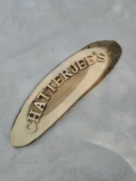 Wooden Carved Surname Name Plate (Chatterjee,s)