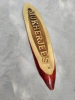 Wooden Carved Surname Name Plate (Mukherjee,s) - Image 4