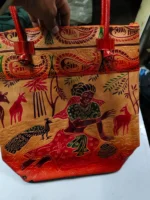 Pure Leather Hand Purse Bag for Women - Animal Motif Design print - Image 2