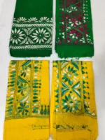 Cotton Kantha Blouse material (4 pieces)