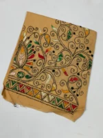 Cotton Kantha Stitch Blouse Material - Vine leaf flower design - Image 2