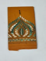 Kantha Stitch Blouse Piece - Mustard Yellow