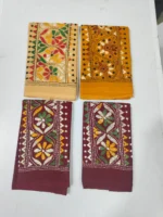 Kantha Stitch Blouse Piece (Set of 4  Colors)