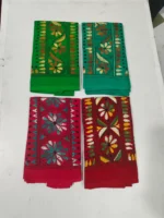 katha stitch blouse piece material-4-piec - Image 4