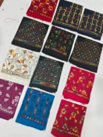 Cotton Kantha Blouse Material Wholesale (Quantity 12 piece) - Image 2