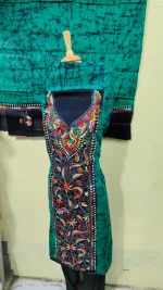 Kantha Stitch Batik Salwar Suit - Image 2