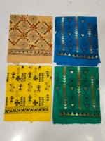 Cotton Kantha stitch blouse material Net Quantity 4 piece