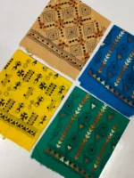 Cotton Kantha stitch blouse material Net Quantity 4 piece - Image 2