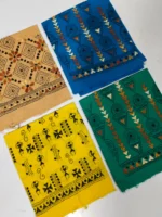 Cotton Kantha stitch blouse material Net Quantity 4 piece - Image 3