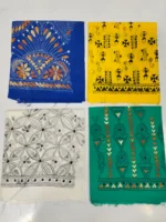 Kantha stitch blouse material Quantity 4 piece - Image 4