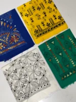 Kantha stitch blouse material Quantity 4 piece - Image 2