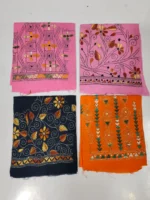 Handicraft Kantha blouse material Quantity 4 piec